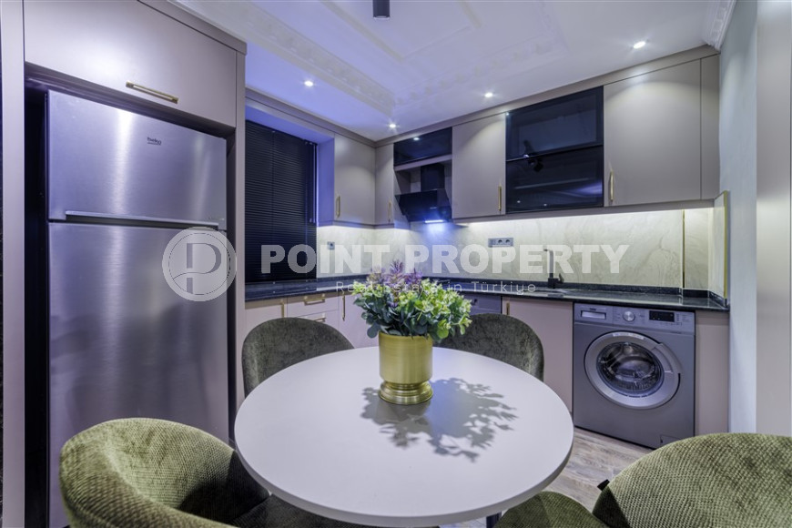 Stylish spacious apartment with furniture and appliances in Cikcilli. 120 sq.m.-id-1204-photo-14