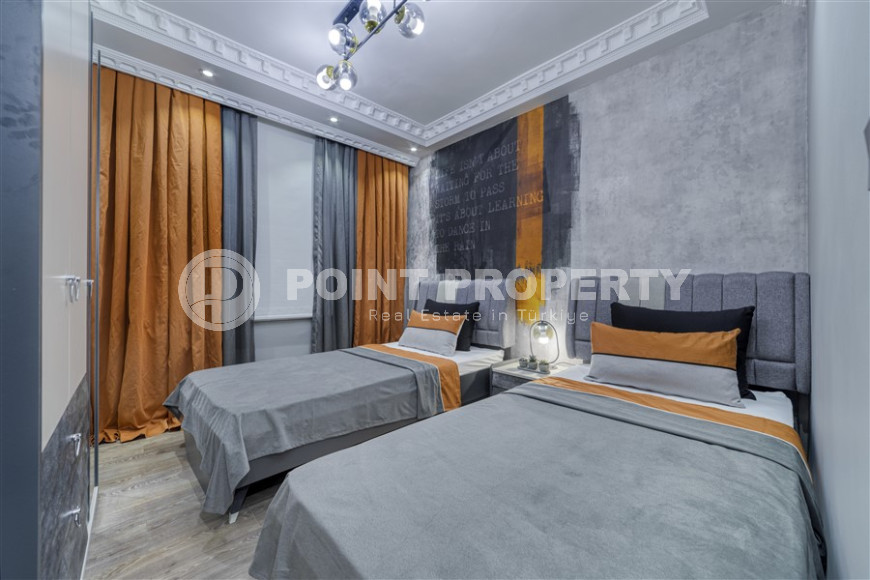 Stylish spacious apartment with furniture and appliances in Cikcilli. 120 sq.m.-id-1204-photo-15