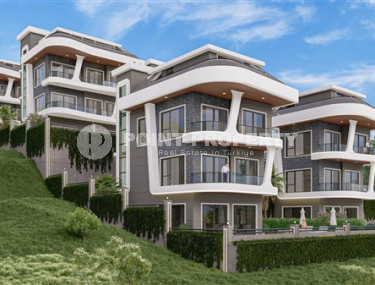 Элитный проект из шести вилл 4+1, 223– 292 м², на этапе строительства в Каргыджаке, Алания с личной инфраструктурой-id-2405-фото-2