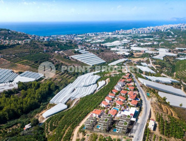 Элитный проект из шести вилл 4+1, 223– 292 м², на этапе строительства в Каргыджаке, Алания с личной инфраструктурой-id-2405-фото-3