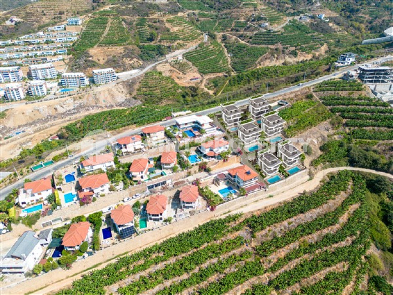 Элитный проект из шести вилл 4+1, 223– 292 м², на этапе строительства в Каргыджаке, Алания с личной инфраструктурой-id-2405-фото-4