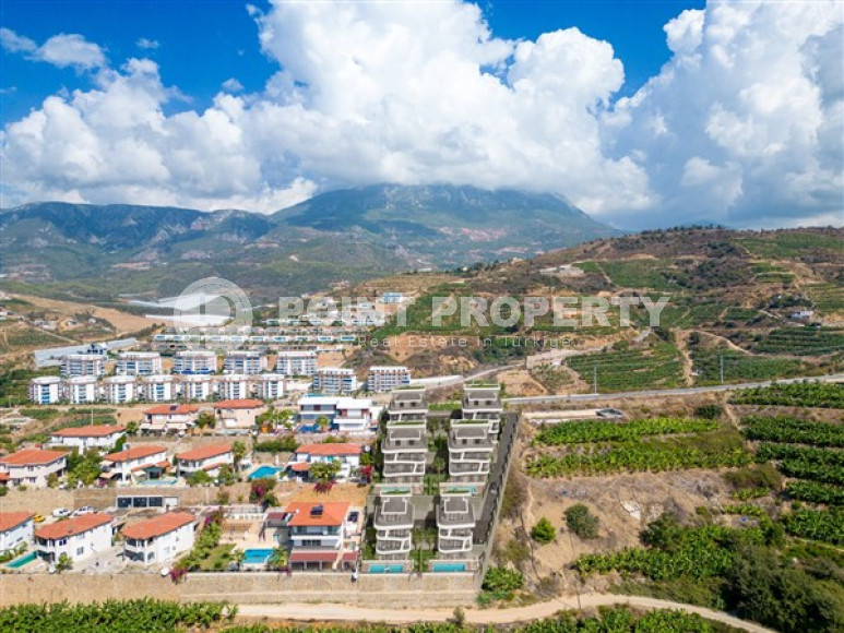 Элитный проект из шести вилл 4+1, 223– 292 м², на этапе строительства в Каргыджаке, Алания с личной инфраструктурой-id-2405-фото-7