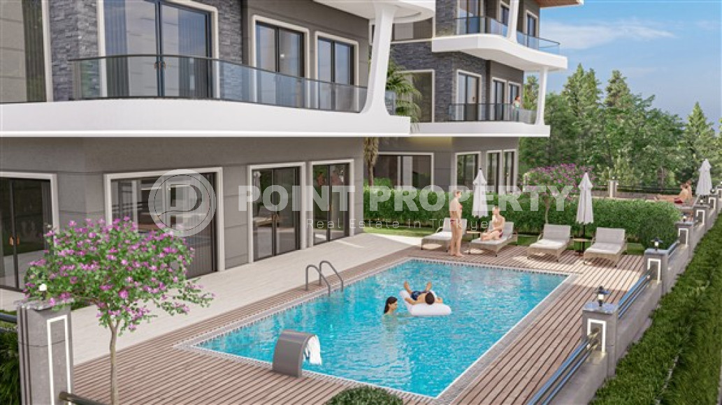 Элитный проект из шести вилл 4+1, 223– 292 м², на этапе строительства в Каргыджаке, Алания с личной инфраструктурой-id-2405-фото-9