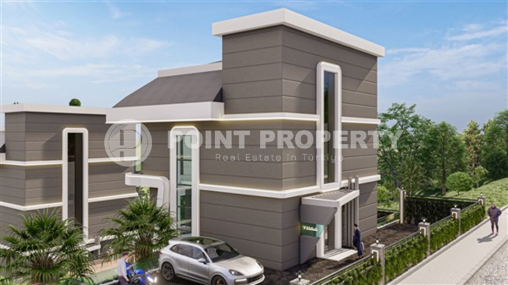 Элитный проект из шести вилл 4+1, 223– 292 м², на этапе строительства в Каргыджаке, Алания с личной инфраструктурой-id-2405-фото-14