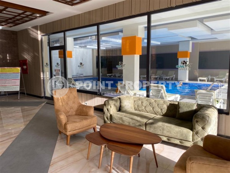 Меблированная квартира 65 м2, в комплексе с  роскошной инфраструктурой и собственным пляжем, район Авсаллар-id-2406-фото-26