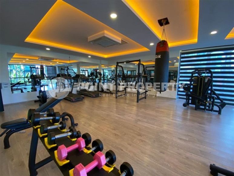 Меблированная квартира 65 м2, в комплексе с  роскошной инфраструктурой и собственным пляжем, район Авсаллар-id-2406-фото-33