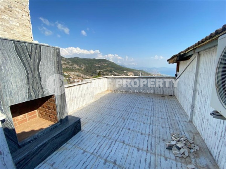 Меблированная частная вилла 4+1, 220м², с собственным садом в горном районе Алании Тепе.-id-2408-фото-16