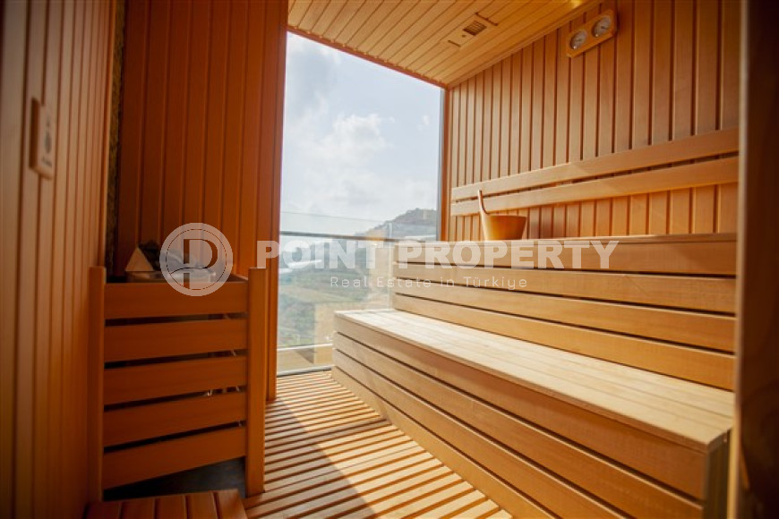 Фешенебельная вилла с четырьмя спальнями, 400м², с потрясающими видами в горах, в центре Алании-id-2409-фото-12