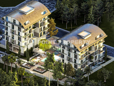 Новый проект в Каргыджаке от надежной строительной компании всего в 280 метрах от известного пляжа. 56-143 кв.м.-id-1207-фото-3