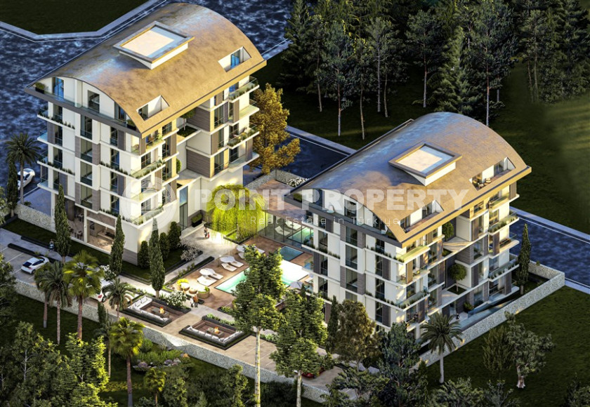 Новый проект в Каргыджаке от надежной строительной компании всего в 280 метрах от известного пляжа. 56-143 кв.м.-id-1207-фото-3