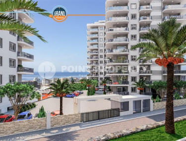 Квартиры с двумя и четырьмя спальнями, 106-226м², в новой масштабной резиденции в Махмутларе, Алания-id-2410-фото-2