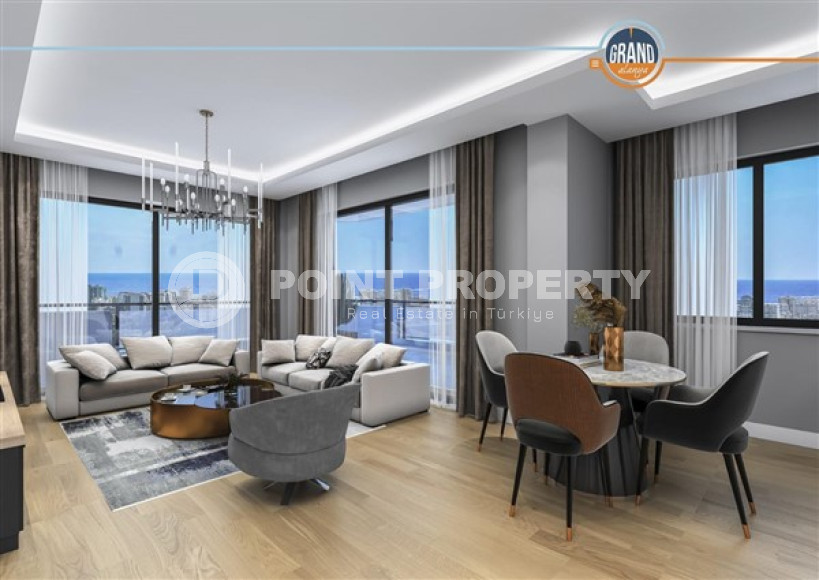 Квартиры с двумя и четырьмя спальнями, 106-226м², в новой масштабной резиденции в Махмутларе, Алания-id-2410-фото-5