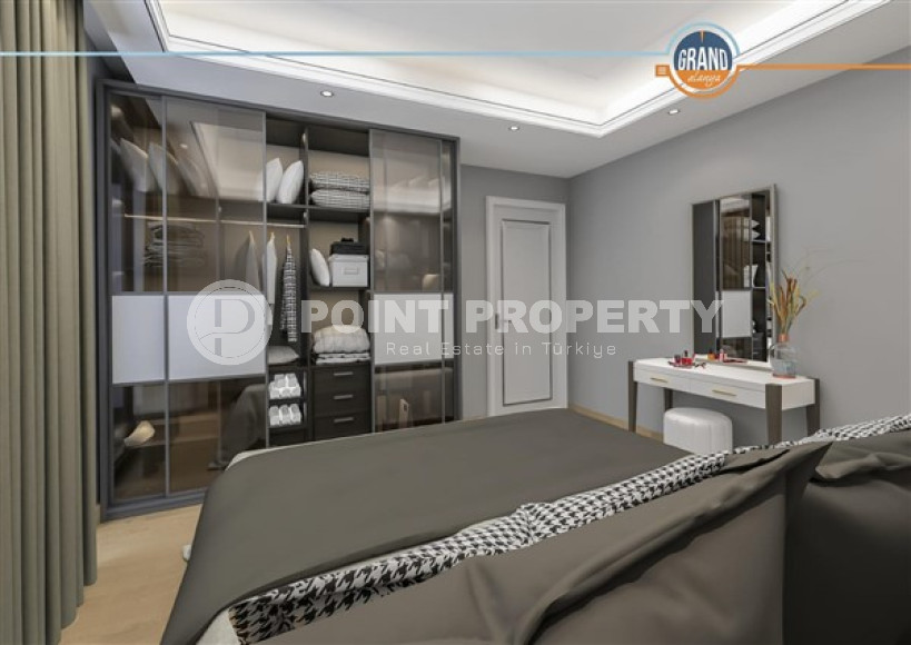 Квартиры с двумя и четырьмя спальнями, 106-226м², в новой масштабной резиденции в Махмутларе, Алания-id-2410-фото-11