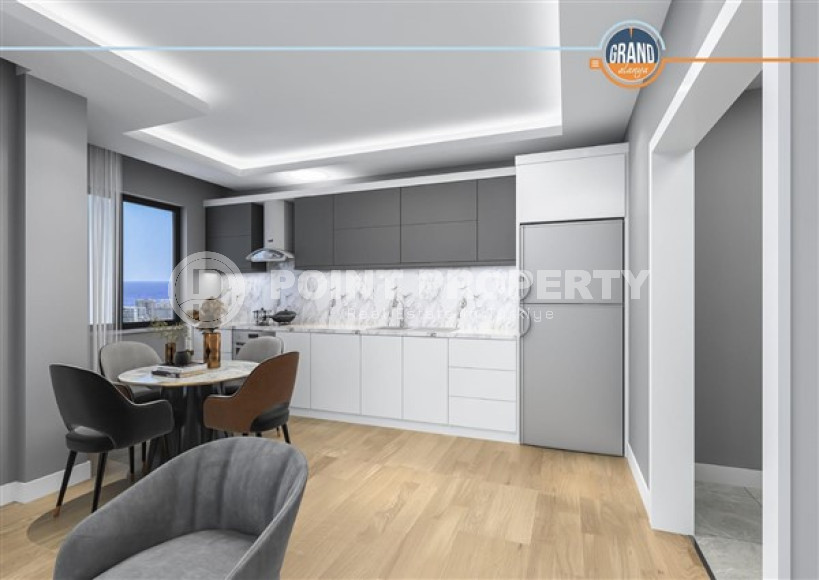 Квартиры с двумя и четырьмя спальнями, 106-226м², в новой масштабной резиденции в Махмутларе, Алания-id-2410-фото-13