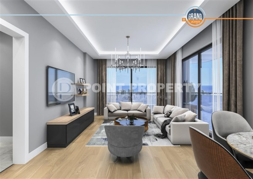 Квартиры с двумя и четырьмя спальнями, 106-226м², в новой масштабной резиденции в Махмутларе, Алания-id-2410-фото-15