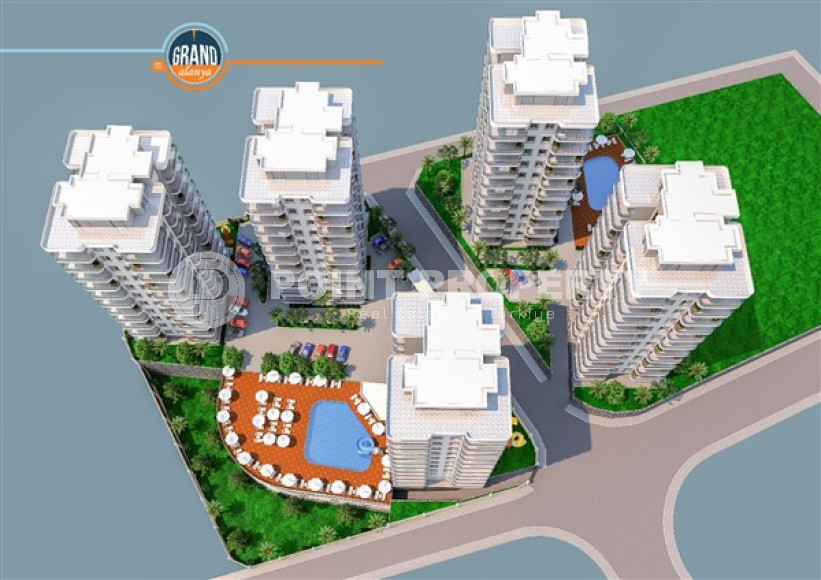 Квартиры с двумя и четырьмя спальнями, 106-226м², в новой масштабной резиденции в Махмутларе, Алания-id-2410-фото-16