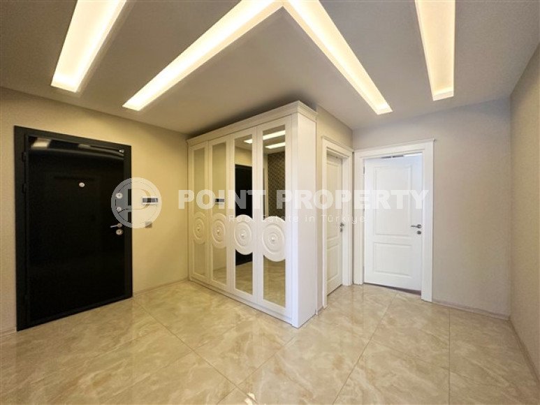 Квартира с двумя спальнями, 120м², в элитном комплексе в 100м от моря в районе Каргыджак, Алания-id-2411-фото-5