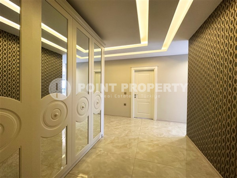 Квартира с двумя спальнями, 120м², в элитном комплексе в 100м от моря в районе Каргыджак, Алания-id-2411-фото-6