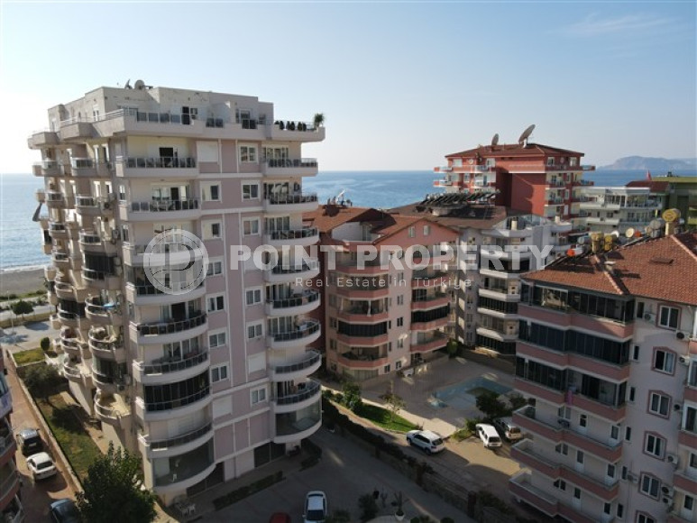 Меблированная видовая квартира 2+1, 110м², на первой береговой линии в Махмутларе, Алания-id-2414-фото-3