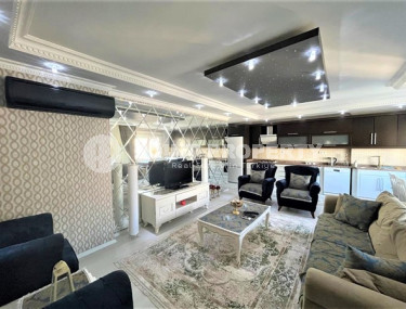 Меблированная видовая квартира 2+1, 110м², на первой береговой линии в Махмутларе, Алания-id-2414-фото-5