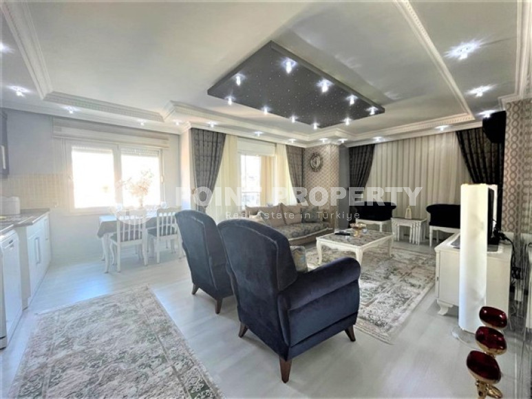 Меблированная видовая квартира 2+1, 110м², на первой береговой линии в Махмутларе, Алания-id-2414-фото-6