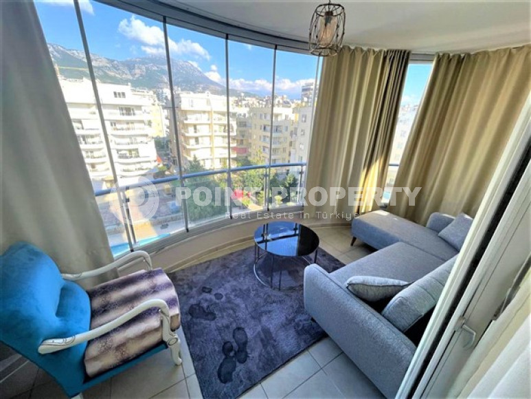 Меблированная видовая квартира 2+1, 110м², на первой береговой линии в Махмутларе, Алания-id-2414-фото-10