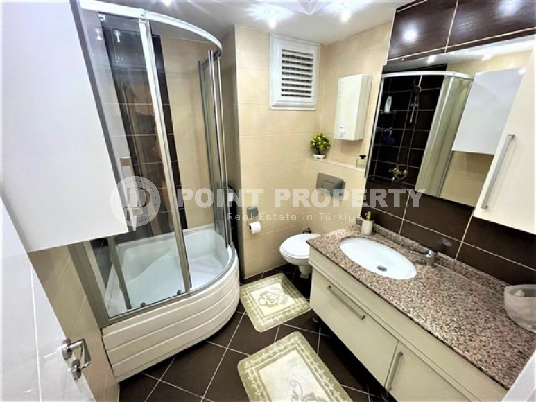 Меблированная видовая квартира 2+1, 110м², на первой береговой линии в Махмутларе, Алания-id-2414-фото-19