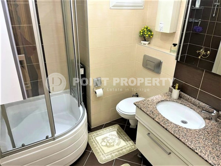 Меблированная видовая квартира 2+1, 110м², на первой береговой линии в Махмутларе, Алания-id-2414-фото-20