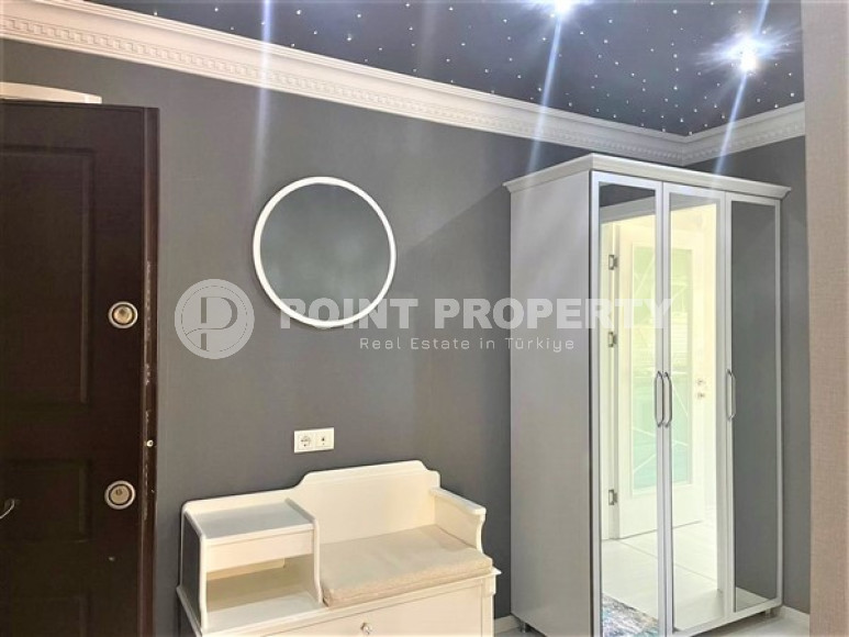 Меблированная видовая квартира 2+1, 110м², на первой береговой линии в Махмутларе, Алания-id-2414-фото-21