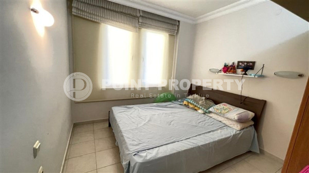 Просторная квартира с одной спальней, 60м², в центре Алании в комплексе с бассейном-id-2415-фото-7