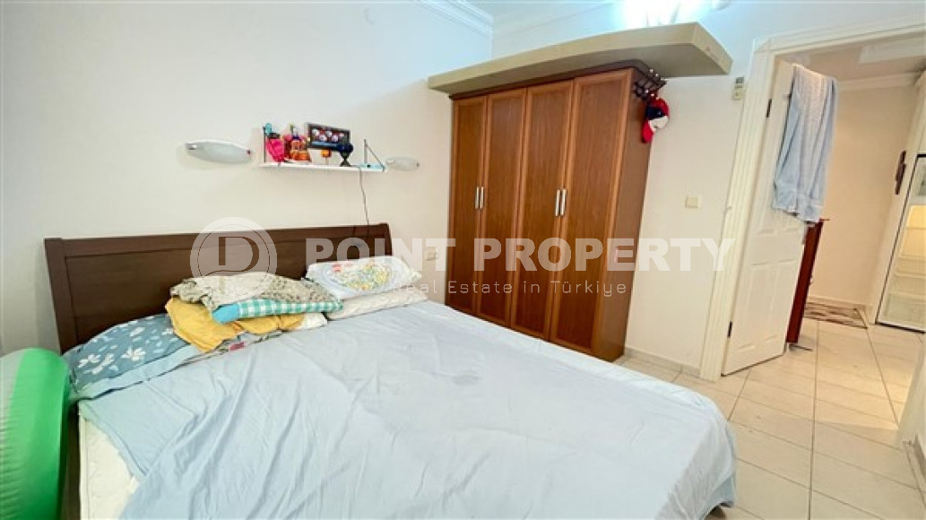 Просторная квартира с одной спальней, 60м², в центре Алании в комплексе с бассейном-id-2415-фото-8