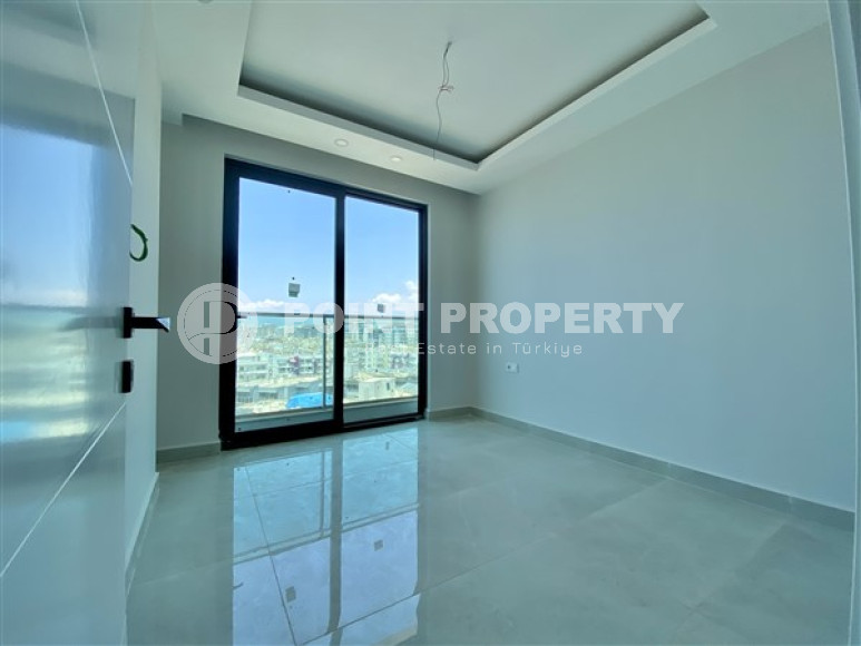 Новая трехкомнатная квартира, 80м², с видом на море, в элитном комплексе Махмутлара, Алания-id-2416-фото-2