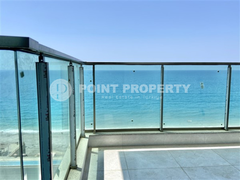 Новая трехкомнатная квартира, 80м², с видом на море, в элитном комплексе Махмутлара, Алания-id-2416-фото-7