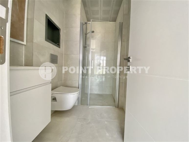 Новая трехкомнатная квартира, 80м², с видом на море, в элитном комплексе Махмутлара, Алания-id-2416-фото-9