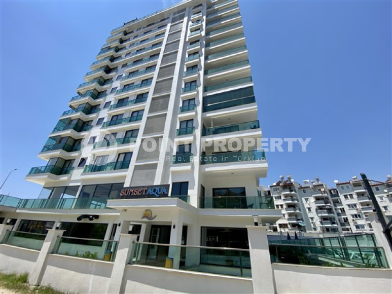 Новая трехкомнатная квартира, 80м², с видом на море, в элитном комплексе Махмутлара, Алания-id-2416-фото-17