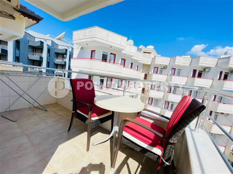 Furnished apartment 1+1, 70m², in a complex with a swimming pool 100m from the sea in Oba, Alanya.-id-2417-photo-10