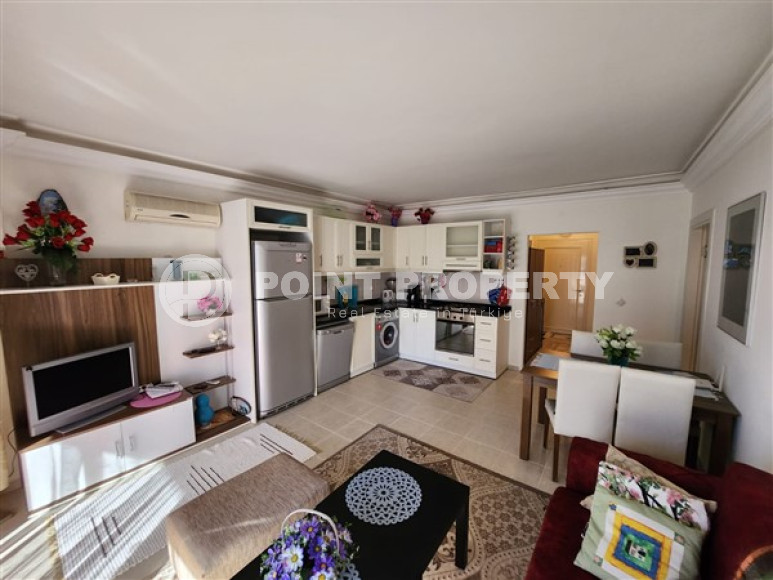 Квартира с одной спальней, 65м², без мебели, в районе Джикджилли, Алания-id-2423-фото-3