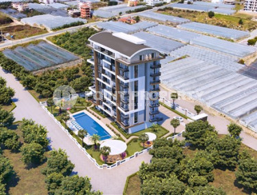 A new project of a cozy complex at the initial stage of construction in the Alanya Payallar area, 1800m from the sea-id-2425-photo-2