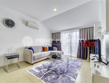 Две дизайнерские двухкомнатные квартиры, 55м² и 65м², с видом на море в центре Алании-id-2428-фото-3