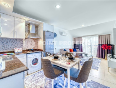 Две дизайнерские двухкомнатные квартиры, 55м² и 65м², с видом на море в центре Алании-id-2428-фото-4