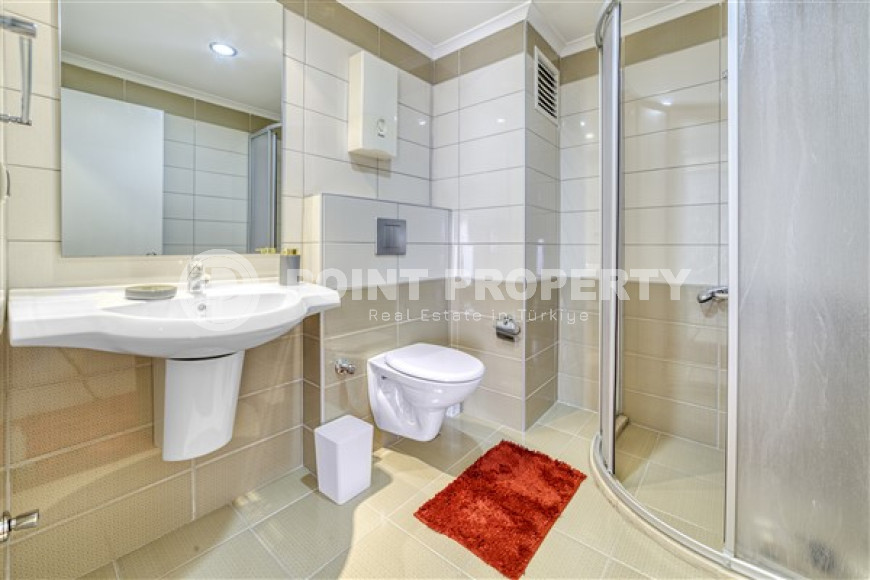 Две дизайнерские двухкомнатные квартиры, 55м² и 65м², с видом на море в центре Алании-id-2428-фото-9