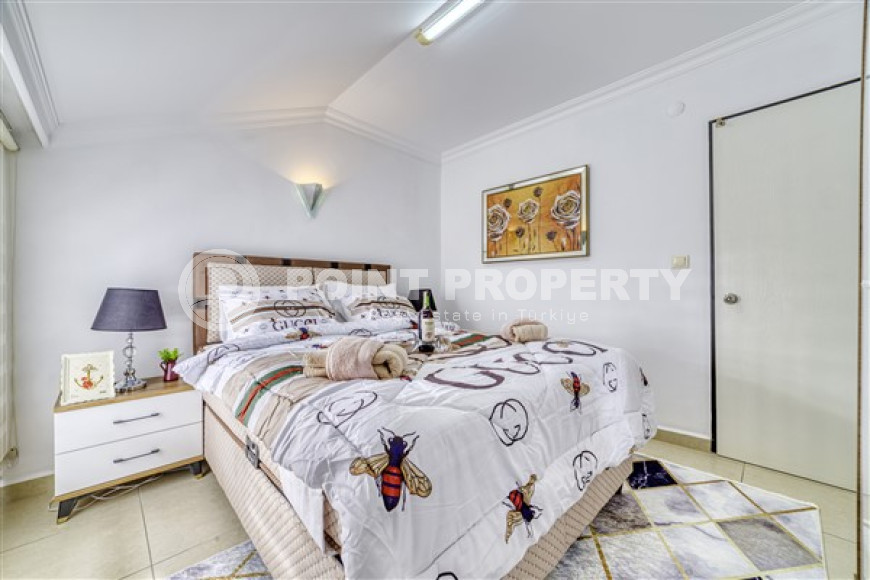 Две дизайнерские двухкомнатные квартиры, 55м² и 65м², с видом на море в центре Алании-id-2428-фото-11