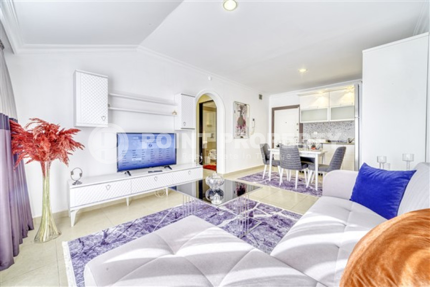 Две дизайнерские двухкомнатные квартиры, 55м² и 65м², с видом на море в центре Алании-id-2428-фото-13