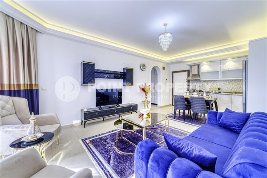 Две дизайнерские двухкомнатные квартиры, 55м² и 65м², с видом на море в центре Алании-id-2428-фото-17