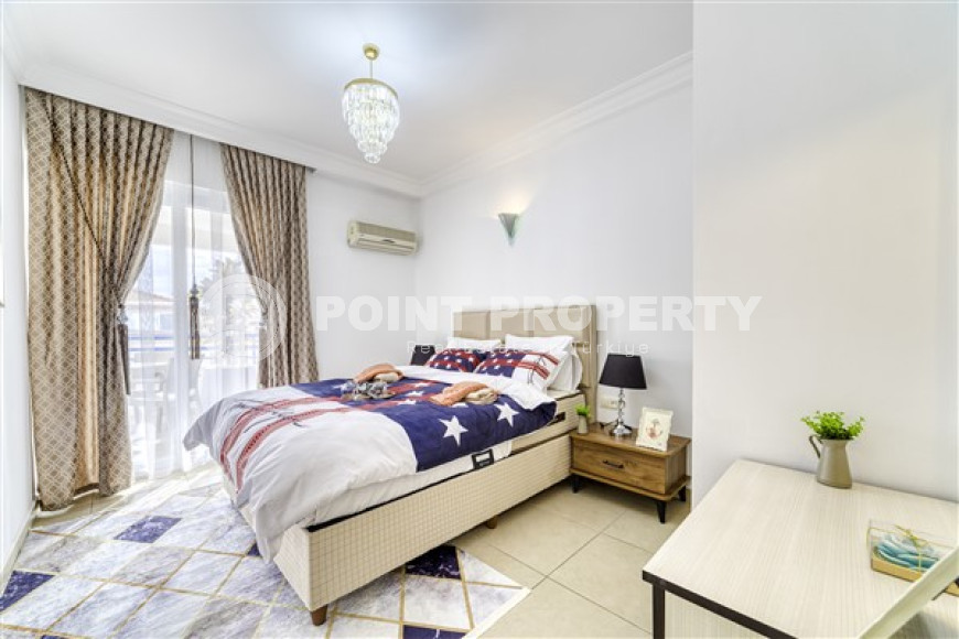 Две дизайнерские двухкомнатные квартиры, 55м² и 65м², с видом на море в центре Алании-id-2428-фото-23