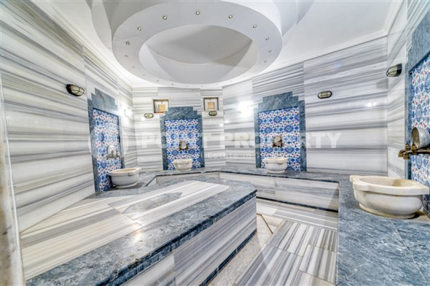 Две дизайнерские двухкомнатные квартиры, 55м² и 65м², с видом на море в центре Алании-id-2428-фото-31