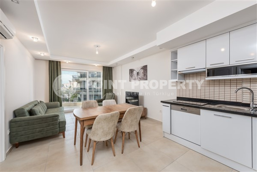 Элегантная меблированная квартира 1+1, 65м², в комплексе премиум класса в районе Алании – Джикджилли-id-2431-фото-3