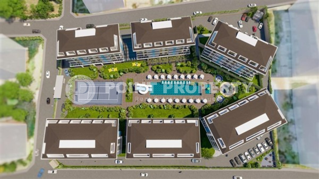 Новая квартира с одной спальней, 65м², в элитном комплексе в 100 метрах от моря в районе Кестель-id-2433-фото-3