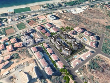 Новая квартира с одной спальней, 65м², в элитном комплексе в 100 метрах от моря в районе Кестель-id-2433-фото-4