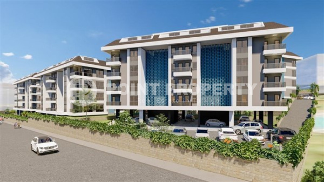 Новая квартира с одной спальней, 65м², в элитном комплексе в 100 метрах от моря в районе Кестель-id-2433-фото-6